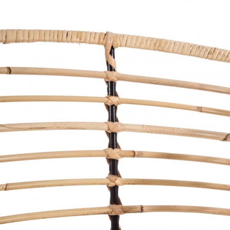Scaun împletitură naturală cu pernuță lavabilă – design boho modern [7]