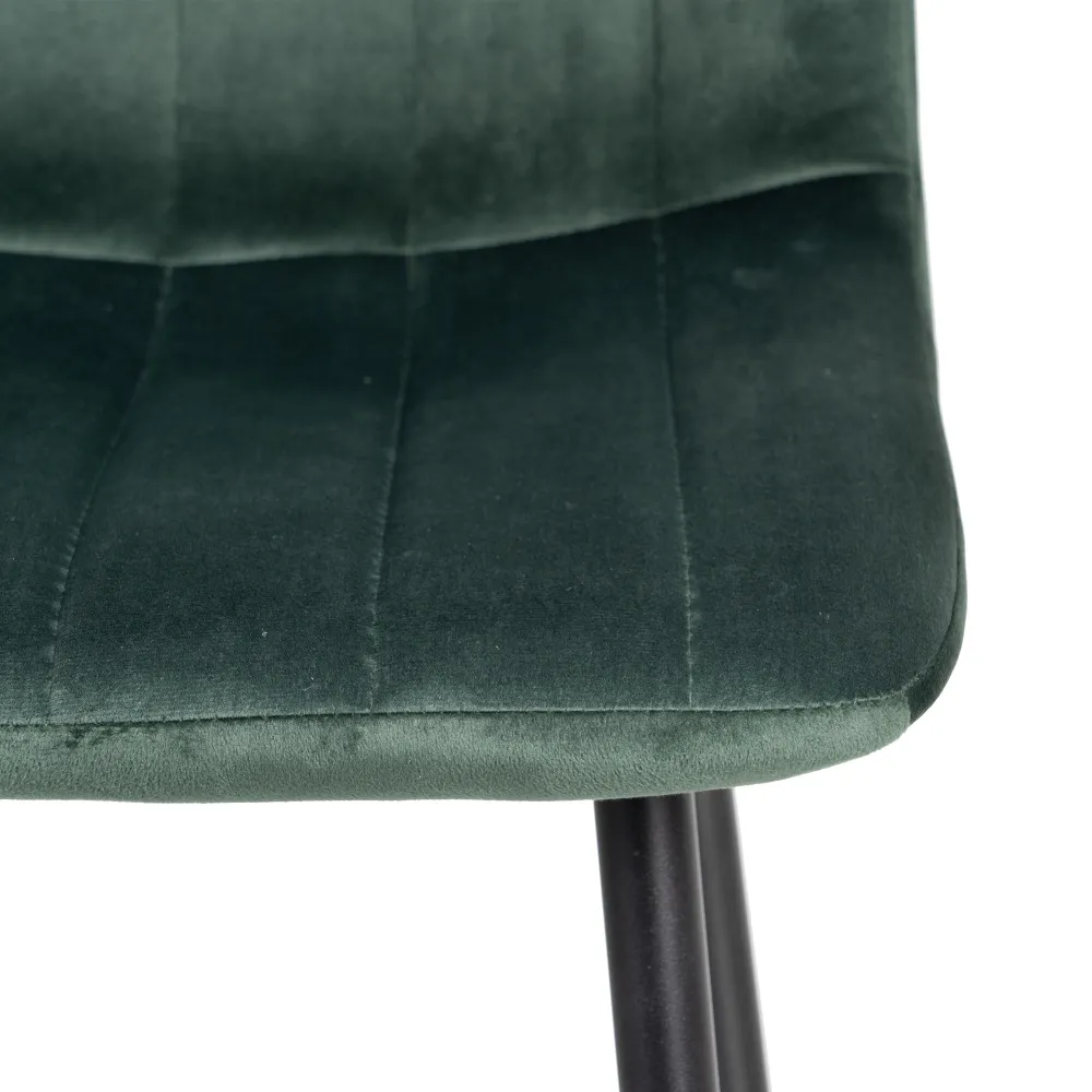Scaun Tapitat Catifea Verde, Catifea Metal - CreativDeco.ro [8]