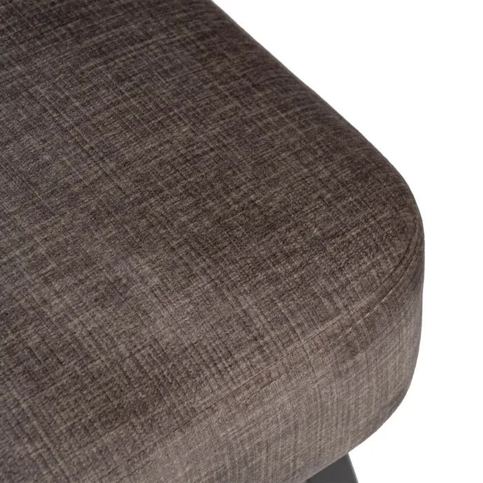 Scaun Lounge Stofa Gri, Metal Negru - creativdeco.ro [6]