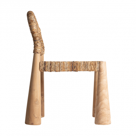 Scaun lemn tec natural|Scaune dining naturale [2]