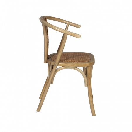 Scaun maro lemn si ratan|Scaune elegante pentru interioare rustice [2]