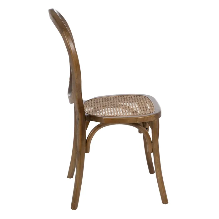 Scaun Medalion, Lemn Maro, Ratan - creativdeco.ro [4]