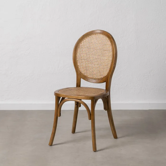 Scaun Medalion, Lemn Maro, Ratan - creativdeco.ro [2]