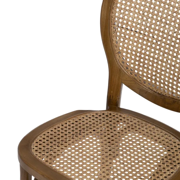 Scaun Medalion, Lemn Maro, Ratan - creativdeco.ro [6]