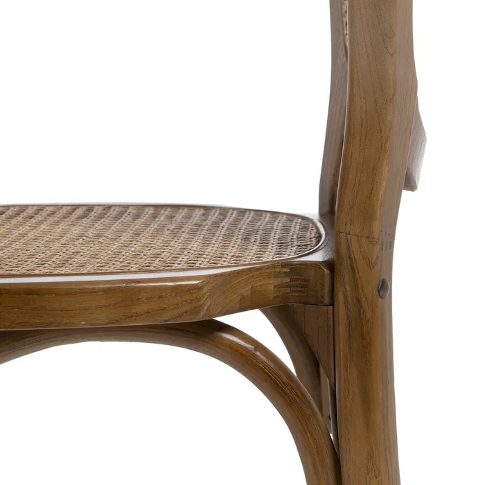 Scaun Medalion, Lemn Maro, Ratan - creativdeco.ro [7]