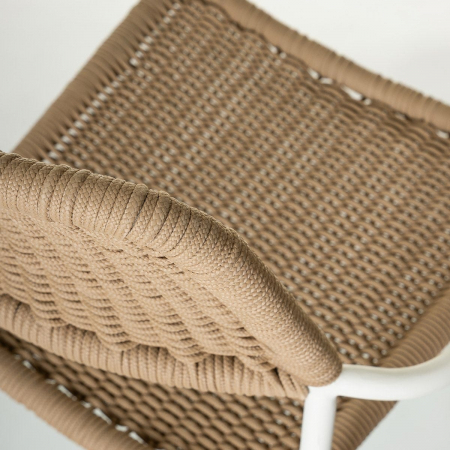 Scaun Milos White Beige – eleganță naturală și funcționalitate horeca în tonuri estivale [7]