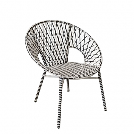 Scaune Gradina - Scaun negru alb Granada - design elegant