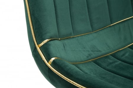 Scaun Paris, metal/catifea, verde/auriu, Mauro Ferretti [6]