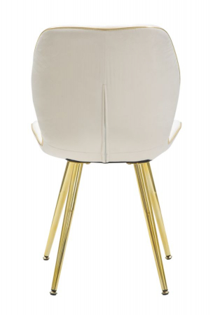 Scaun Paris, metal/catifea, crem/auriu, Mauro Ferretti [3]
