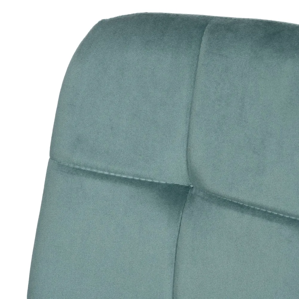 Scaun Q-Line Aquamarine Negru, Catifea Metal - CreativDeco.ro [8]
