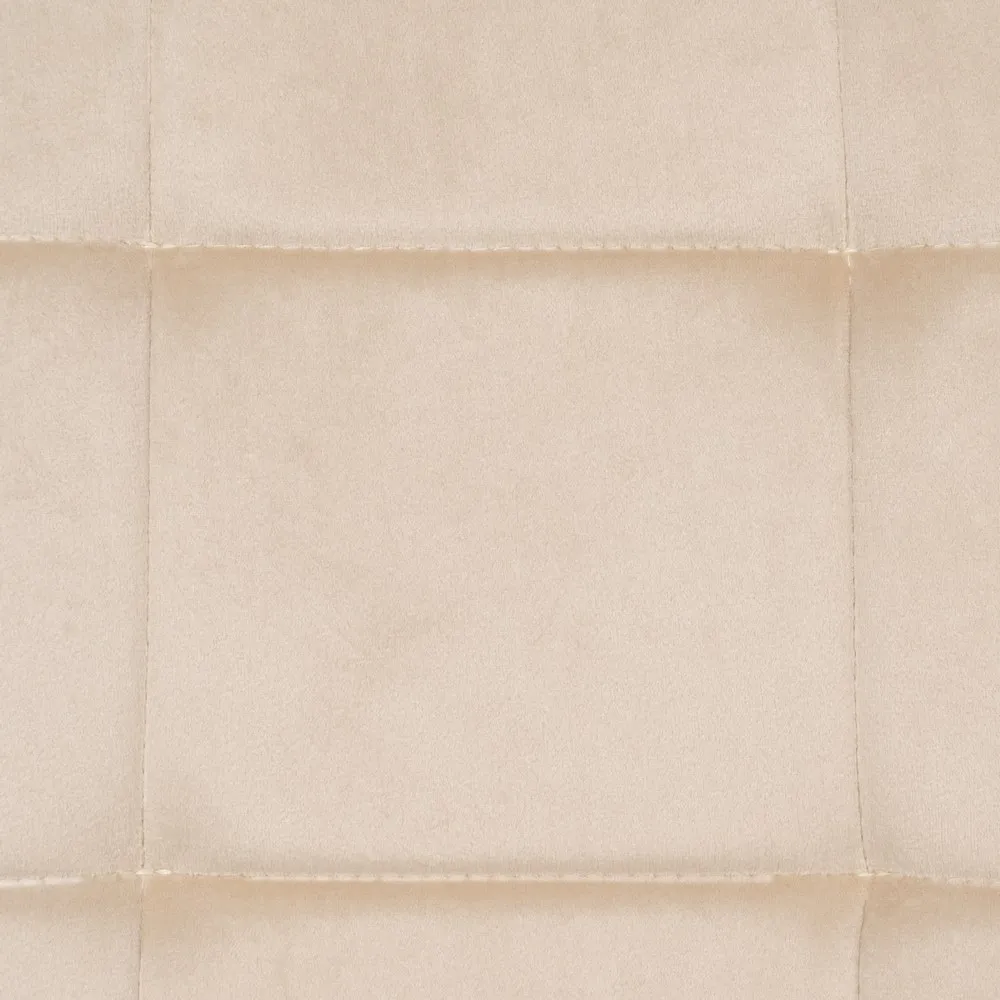 Scaun Q-Line Crem Negru, Catifea Metal - CreativDeco.ro [8]