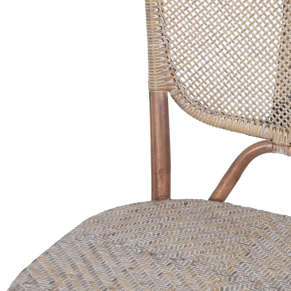 Scaun Ratan Bej-Maro - CreativDeco.ro [5]