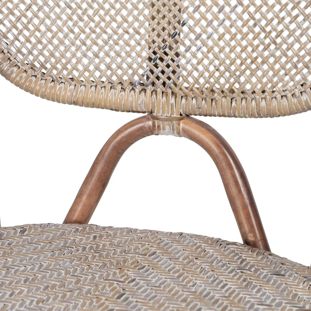 Scaun Ratan Bej-Maro - CreativDeco.ro [7]