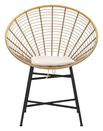 Scaun ratan boho chic Panama Grid CreativDeco [1]
