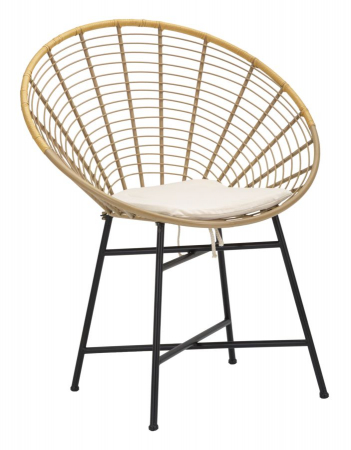 Mobilier Gradina - Scaun ratan boho chic Panama Grid CreativDeco