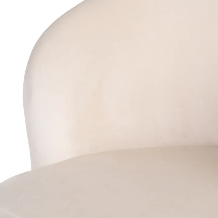 Scaun Regal crem, Catifea, Metal - creativdeco.ro [8]