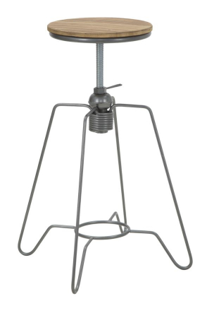 Scaun rotund inalt reglabil stil industrial CreativDeco [4]