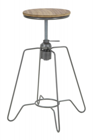 Scaun rotund inalt reglabil stil industrial CreativDeco [2]