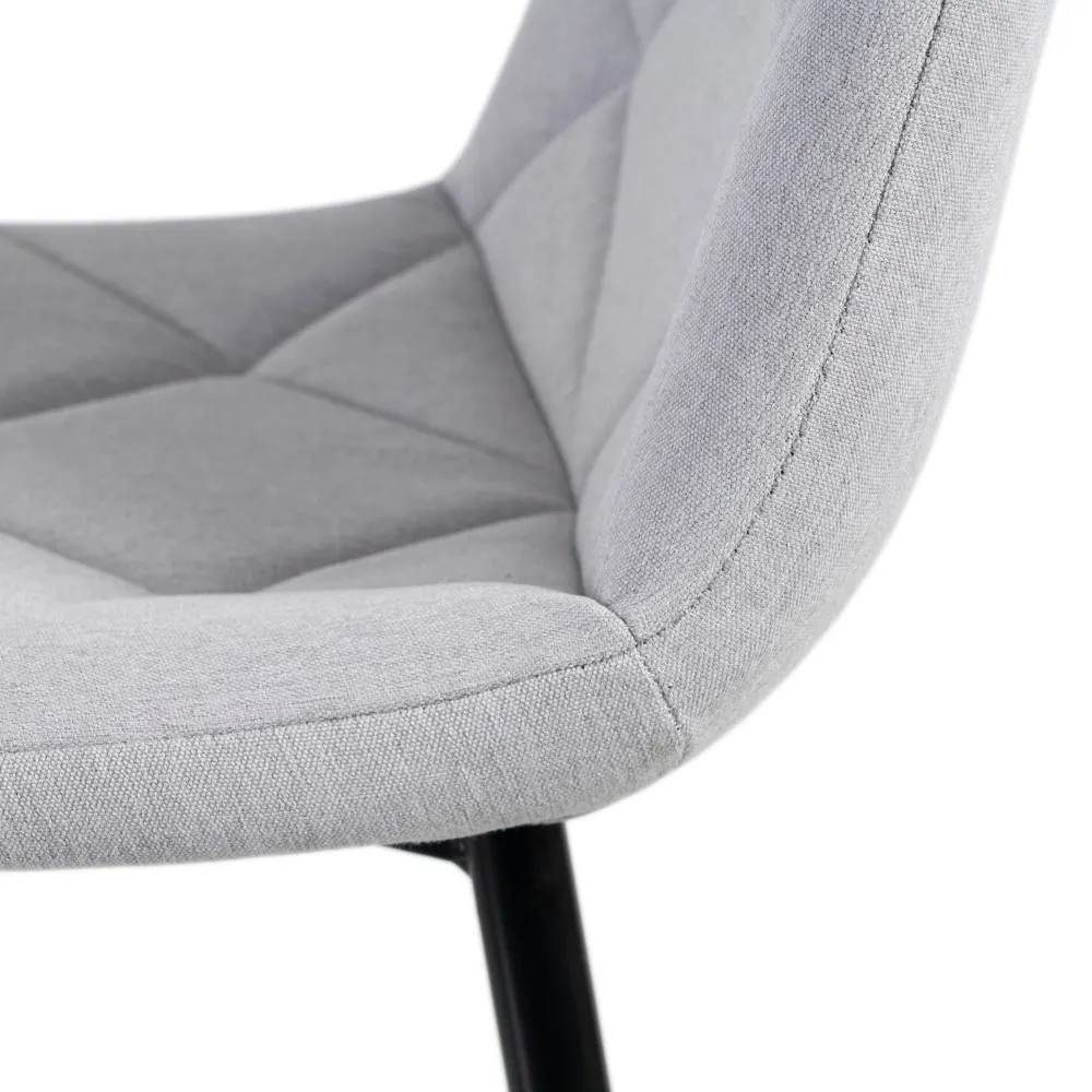Scaun Style Line Gri Deschis, Stofa Metal - CreativDeco.ro [5]