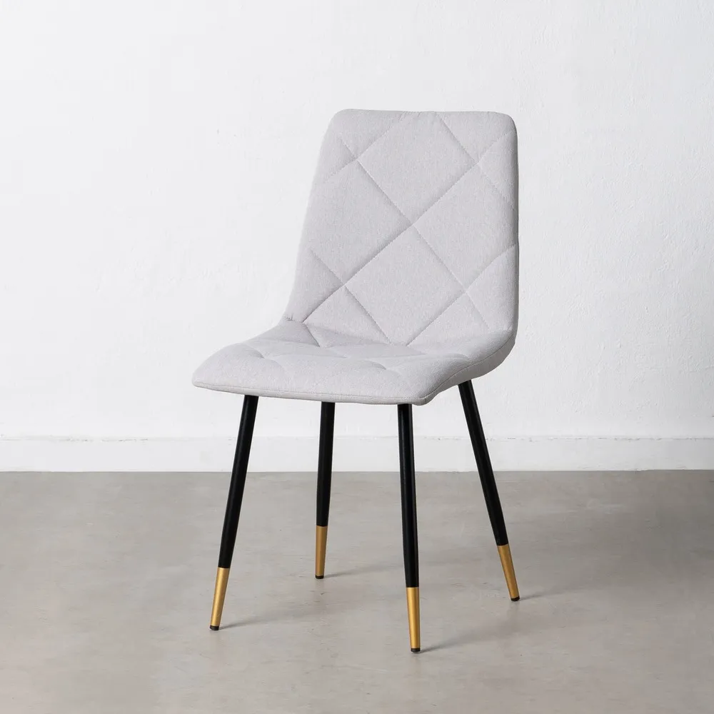 Scaun Style Line Gri Deschis, Stofa Metal - CreativDeco.ro [1]