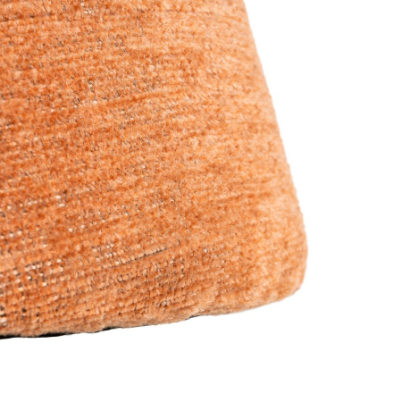 Scaun tapițat din stofă teracota cu mecanism rotativ și bază conică [12]