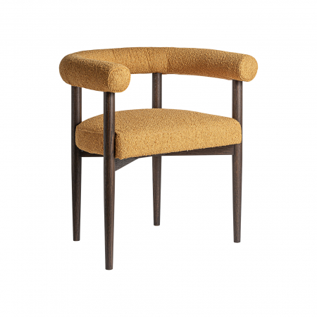 Scaune HORECA - Scaun Art Deco mustar|Scaune dining premium