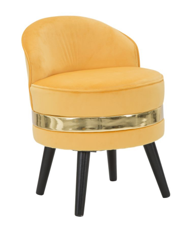 Taburete si pufuri - Fotoliu Rotund Portocaliu Design Energizant CreativDeco
