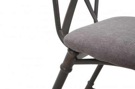 Scaun Manhattan Industrial Sezut Tapitat CreativDeco [3]
