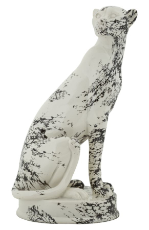 Statuete si Sculpturi - Sculptură decorativă cu leopard caracter puternic