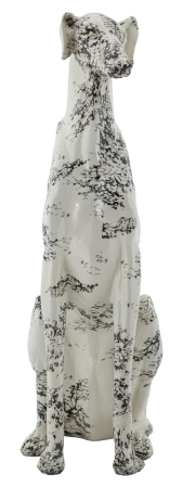 Statuete si Sculpturi - Sculptură decorativă de podea cu câine stilizat