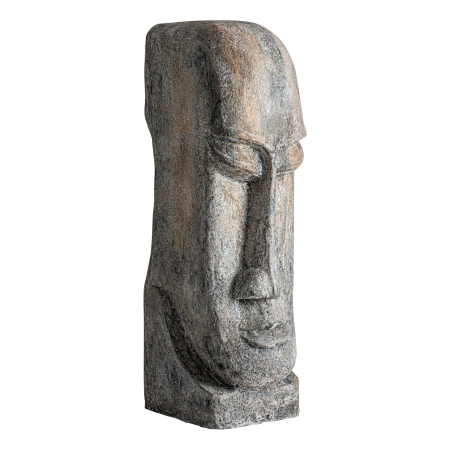 Obiecte decorative in Stil Oriental - Sculptură decorativă înaltă ciment gri antichizat Khalid