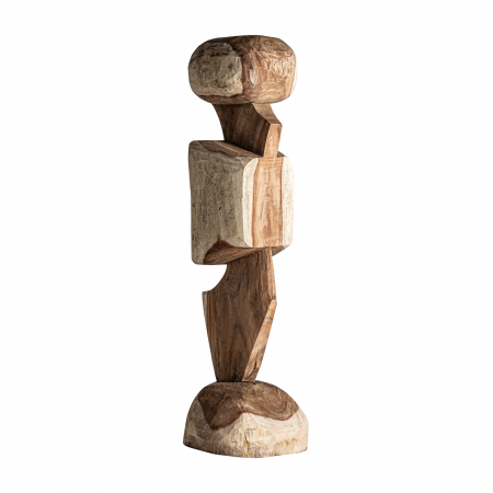Sculpturi inalte de podea - Sculptura moderna din tec|Sculpturi contemporane premium