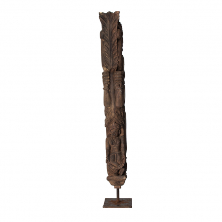 Etnic - Sculptura picior lemn tec reciclat|Sculpturi etnice