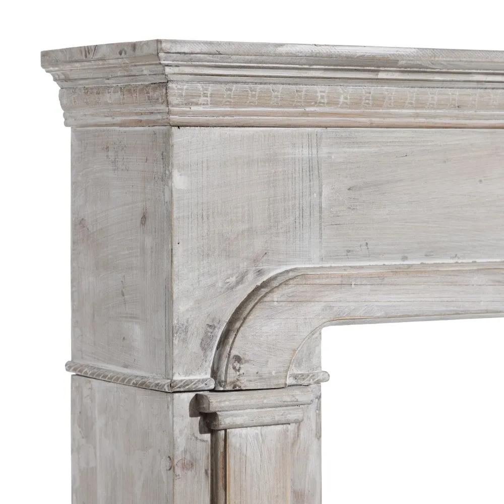 Semineu decorativ alb antichizat | Decoratiuni vintage de interior [1]