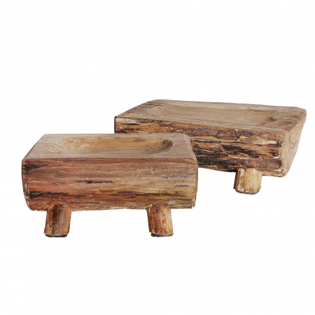 Boluri - Boluri lemn mahogany etnice|Accesorii servire premium