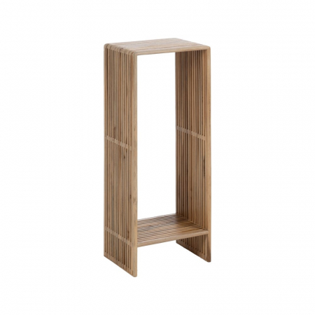 Set coloane tec reciclat lamele naturale, forma aerisita japandi [3]