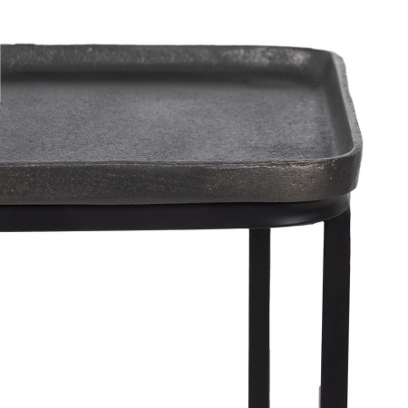 Set console înguste industriale – aluminiu & metal negru [6]