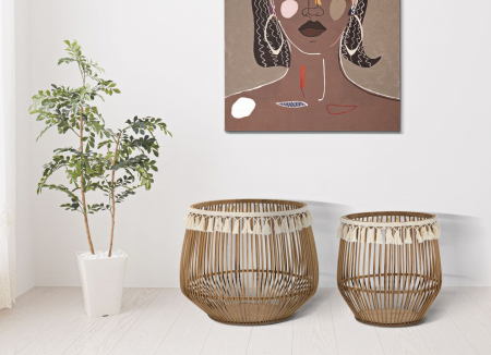 Set cosuri ratan boho chic CreativDeco [4]