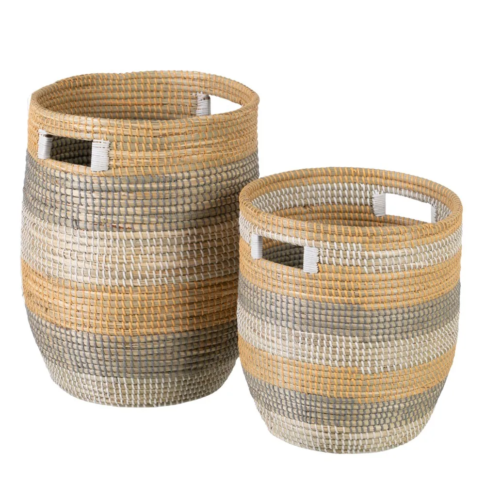 Obiecte decorative in Stil Artizanal - Duo Cosuri depozitare Elegante | Cosuri rufe calitate