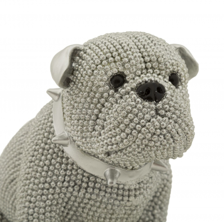 Figurine bulldog argintii – imagine principală – Sparky [4]