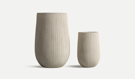 Set ghivece ceramice gri ALYA – titlu imagine principală Mobilier Gradina -  Set ghivece ceramice gri ALYA – titlu imagine principală