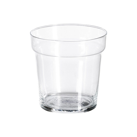 Obiecte decorative - Set ghivece decorative din sticlă transparentă cu formă cilindrică