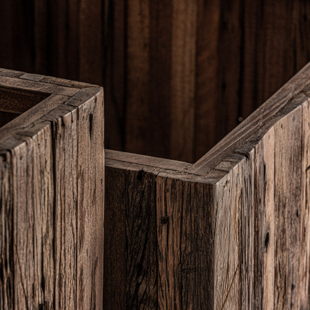 Set ghivece lemn recuperat colonial|Ghivece rustice [3]