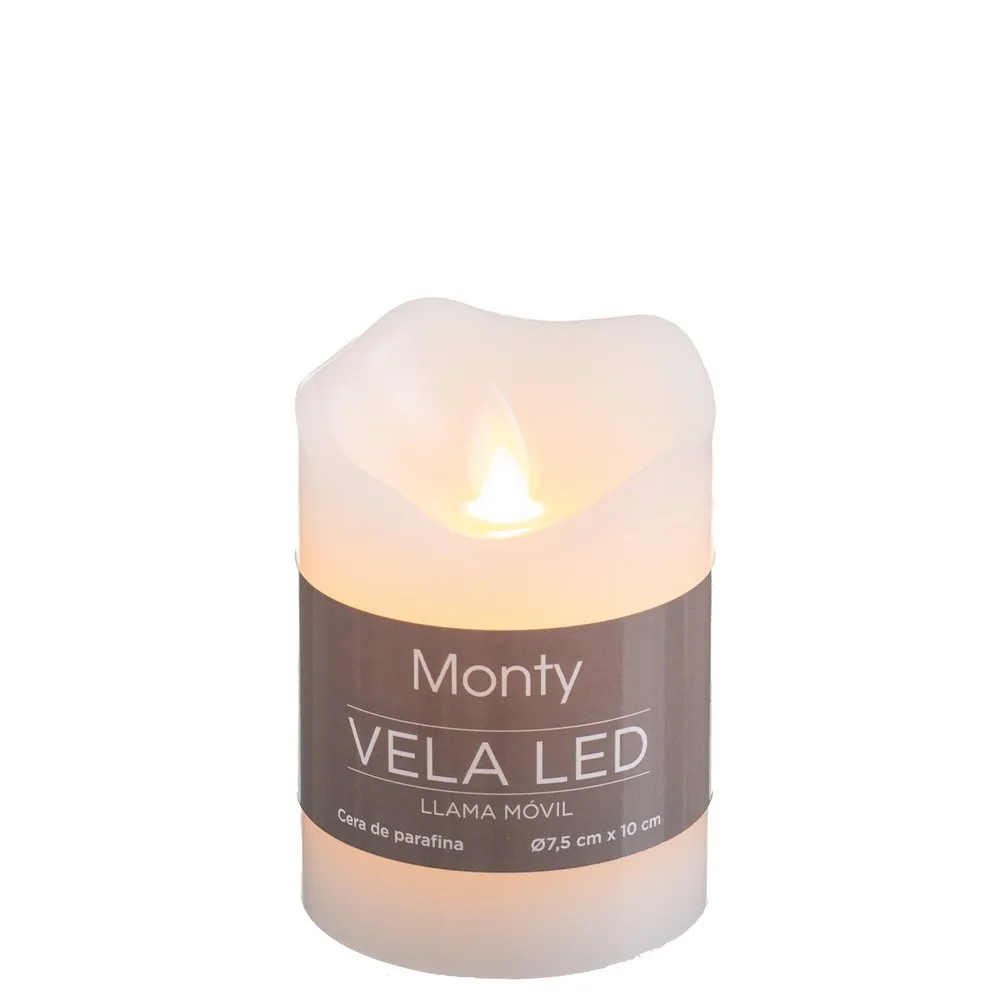 Set 2 Lumanari LED Albe cu Flacara Mobila | Lumini Ambientale [0]