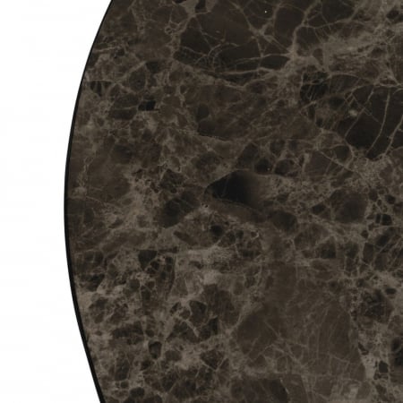 Set masute ceramica maro marmura si acacia, rotunde elegante [4]
