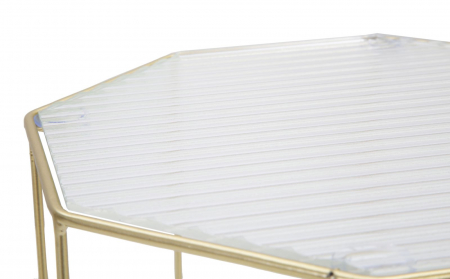 Masute laterale geometrice New Glass CreativDeco [3]