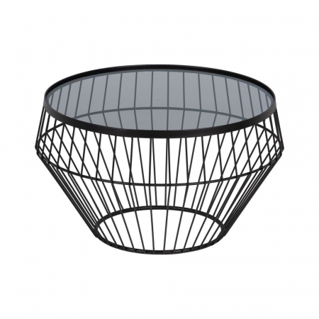 Set mese cafea Ixia – structură conică metalică, sticlă securizată [3]