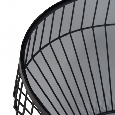 Set mese cafea Ixia – structură conică metalică, sticlă securizată [4]