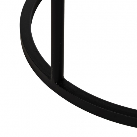 Set mese laterale sticlă fumurie & metal – accente glam [7]