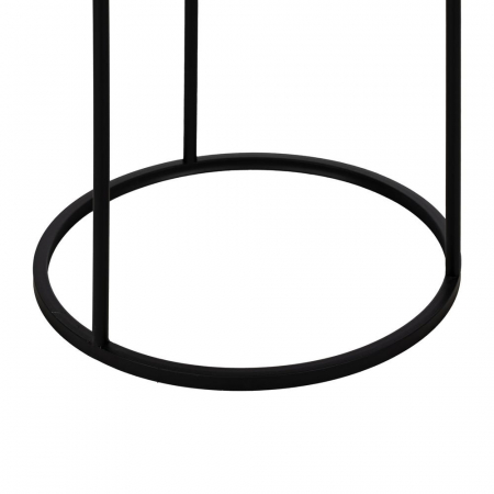 Set mese laterale sticlă fumurie & metal – accente glam [6]